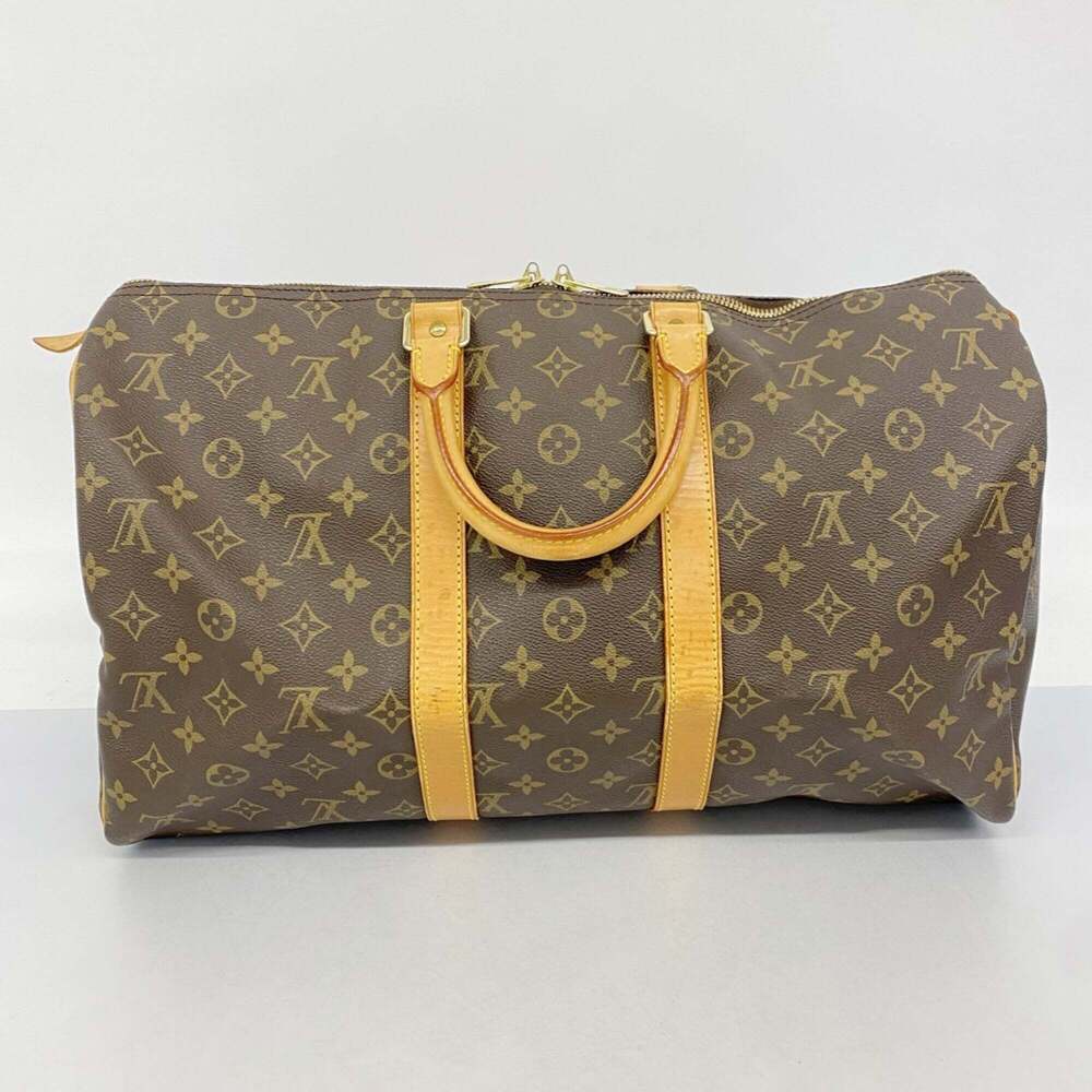 LOUIS VUITTON Brown Monogram Keepall 45 Boston Bag - Picture 10 of 10